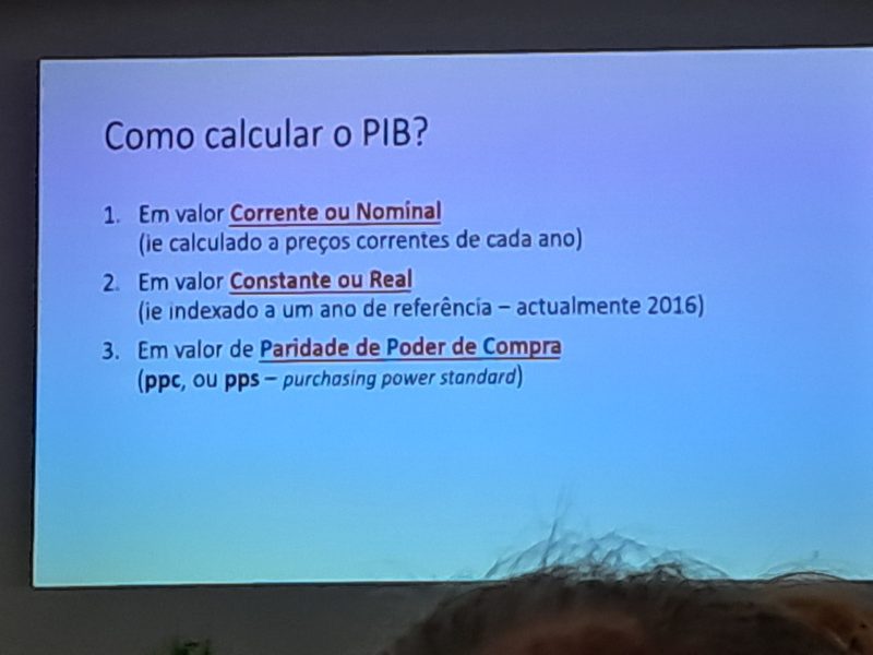Palestra Variação PIB desde 1975